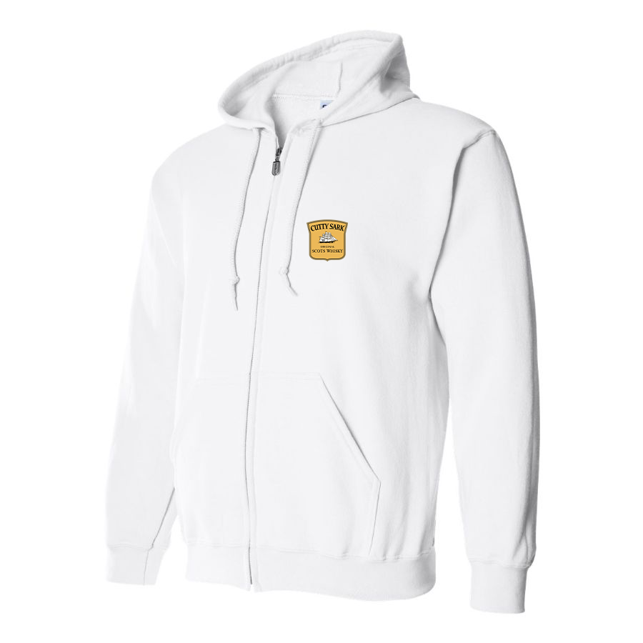 Men's Cutty Sark Logo Zipper Hoodie