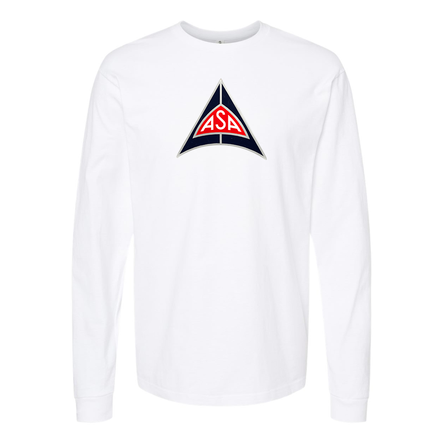 Men's ASA Logo Cotton Long Sleeve T-Shirt