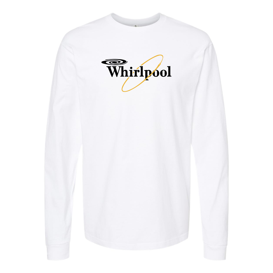 Men's Whirlpool Logo Cotton Long Sleeve T-Shirt