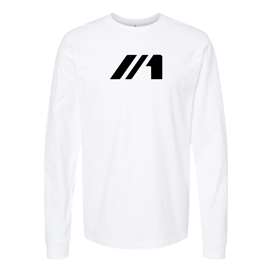 Men's BAC Logo Cotton Long Sleeve T-Shirt