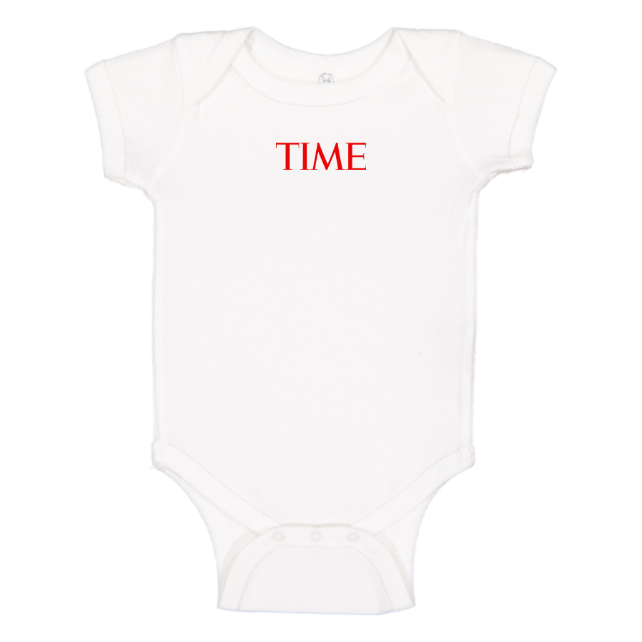 Time  Logo Baby Onesie Romper
