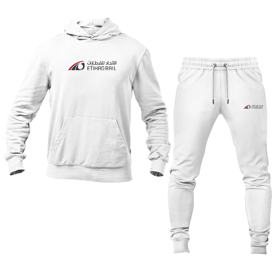 Men's Etihad Rail Logo Hoodie Joggers Set
