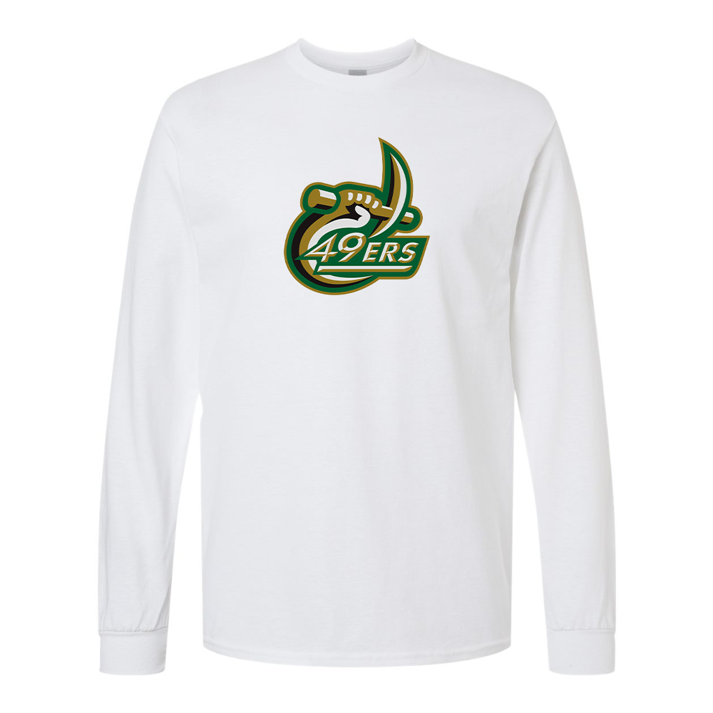 Men's Charlotte 49ers Gildan Heavy Cotton Long Sleeve T-Shirt