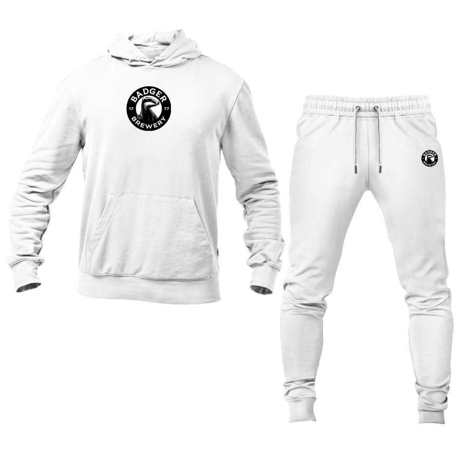Men's Badger Brewery Logo Hoodie Joggers Set