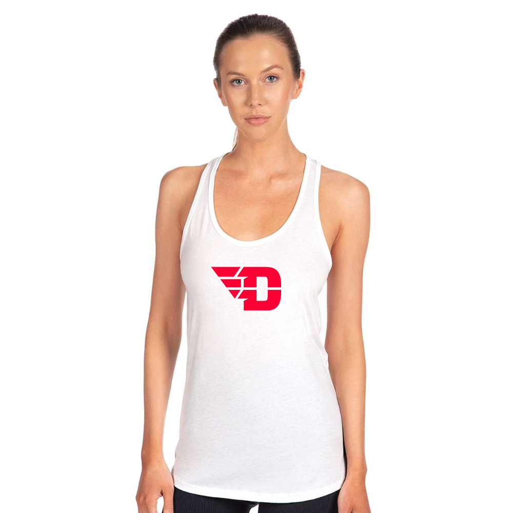 Women's Dayton Flyers  Next Level Ideal Racerback Tank