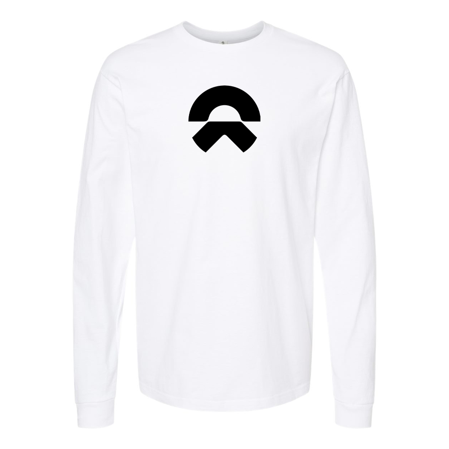 Men's Nio Logo Cotton Long Sleeve T-Shirt