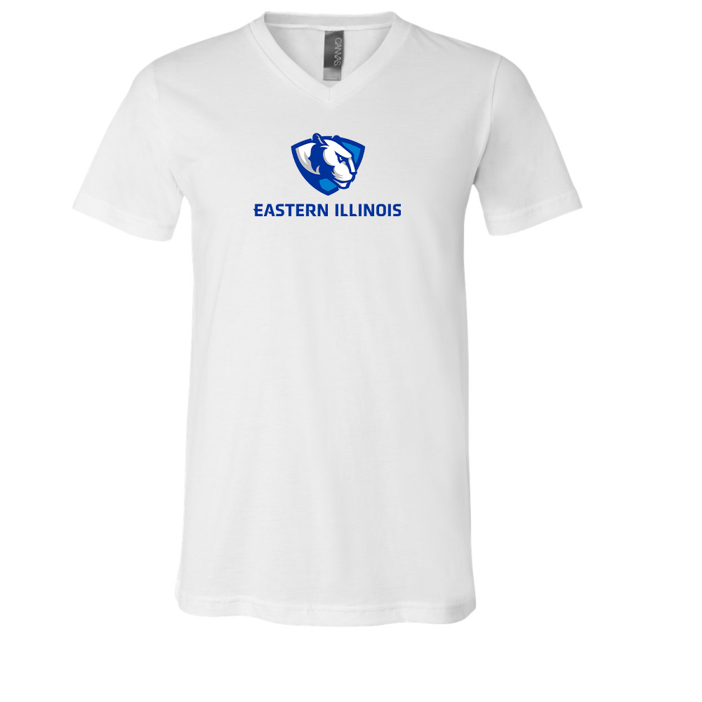 Eastern Illinois Panthers BELLA  CANVAS - Jersey V-Neck T-Shirt