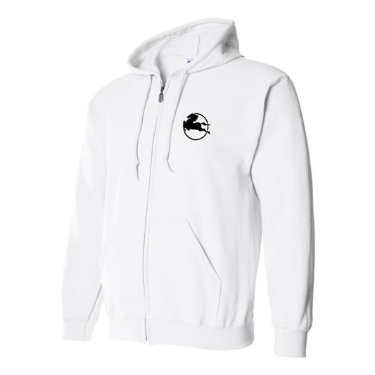 Men's Pegaso  Logo Zipper Hoodie