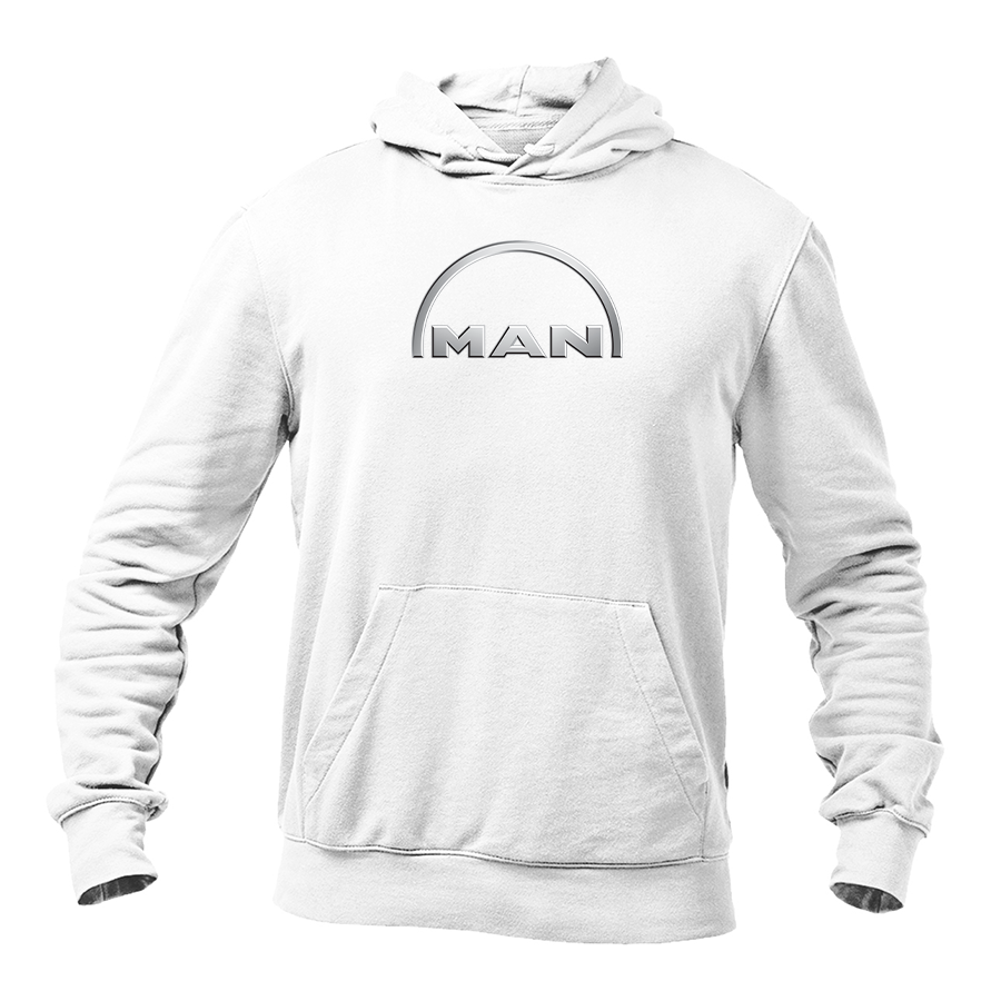 Men's MAN Logo Pullover Hoodie