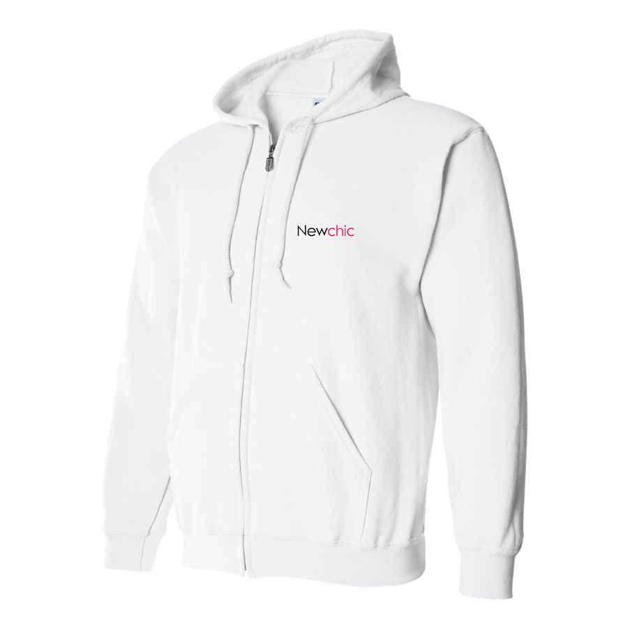 Men's Newchic Logo Zipper Hoodie