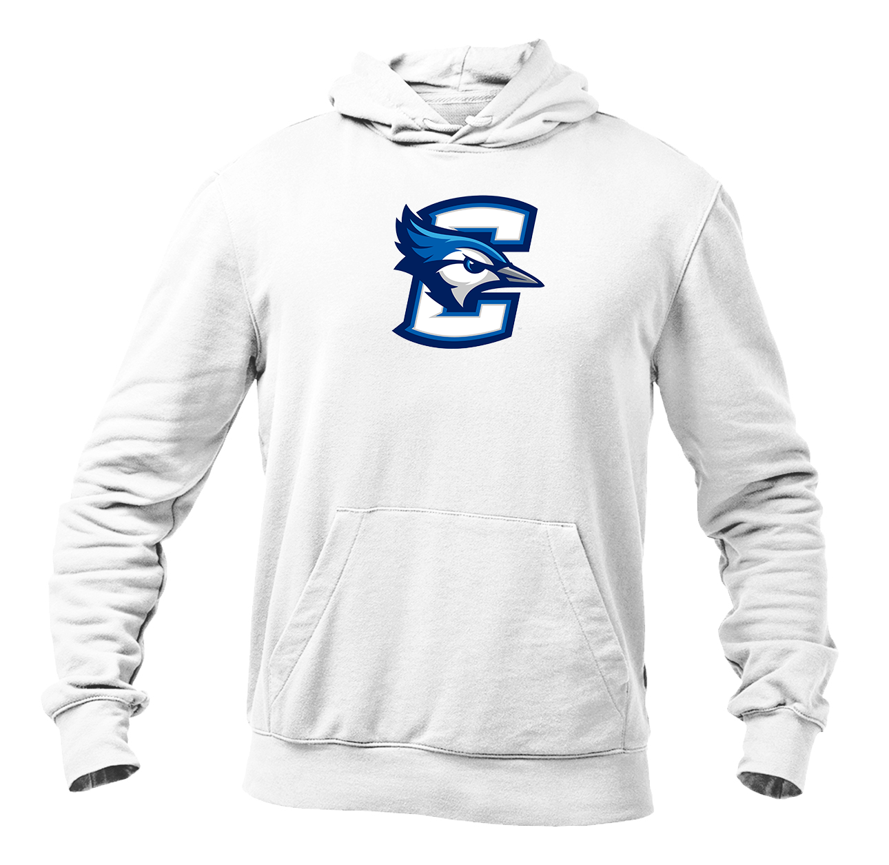Men's Creighton Bluejays  Heavy Blend Hooded Sweatshirt