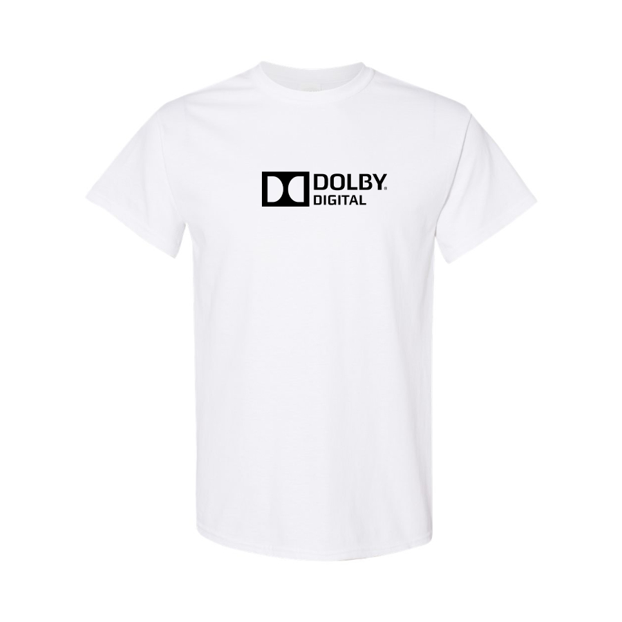 Men's Dolby Digital  Logo Cotton T-Shirt