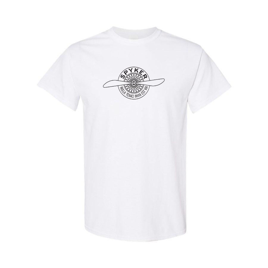 Men's Spyker Logo Cotton T-Shirt