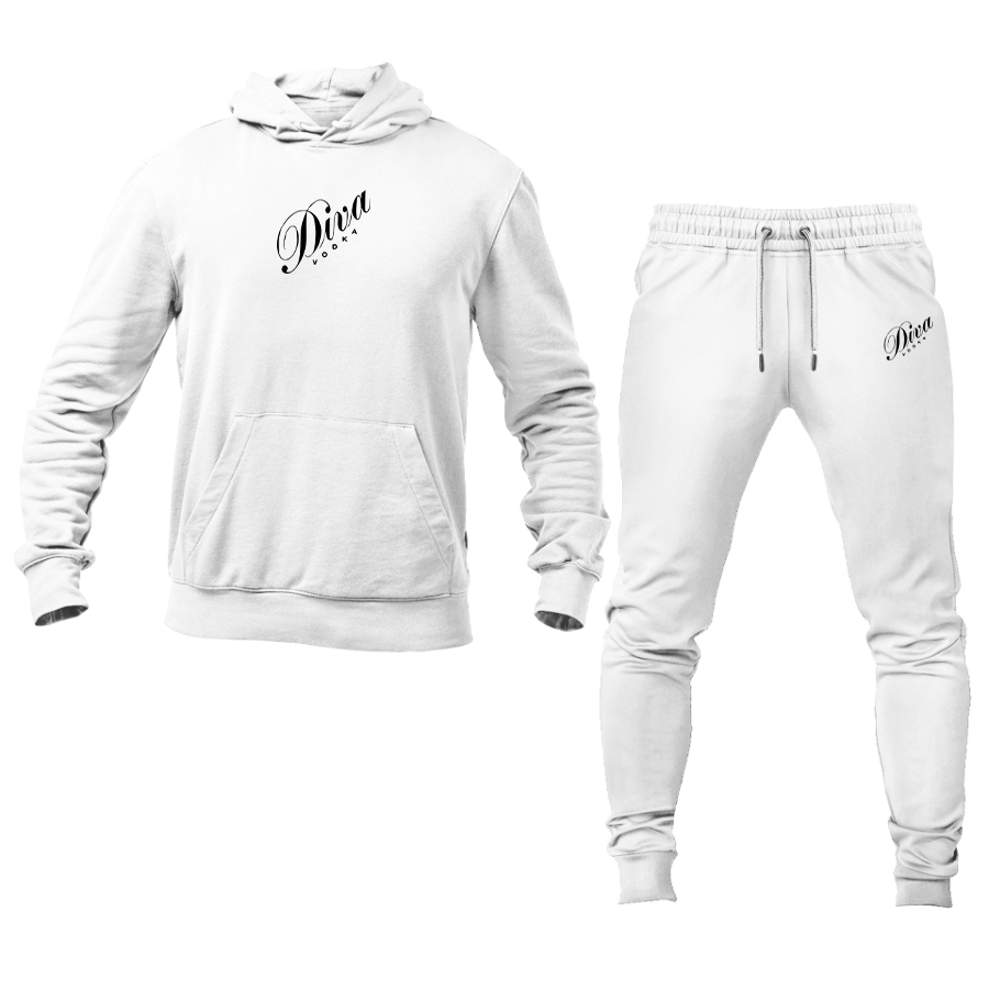 Men's Diva Logo Hoodie Joggers Set