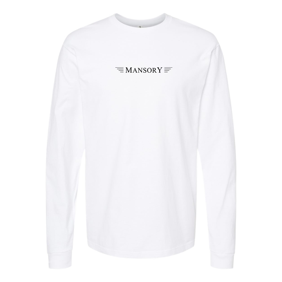 Men's Mansory Logo Cotton Long Sleeve T-Shirt
