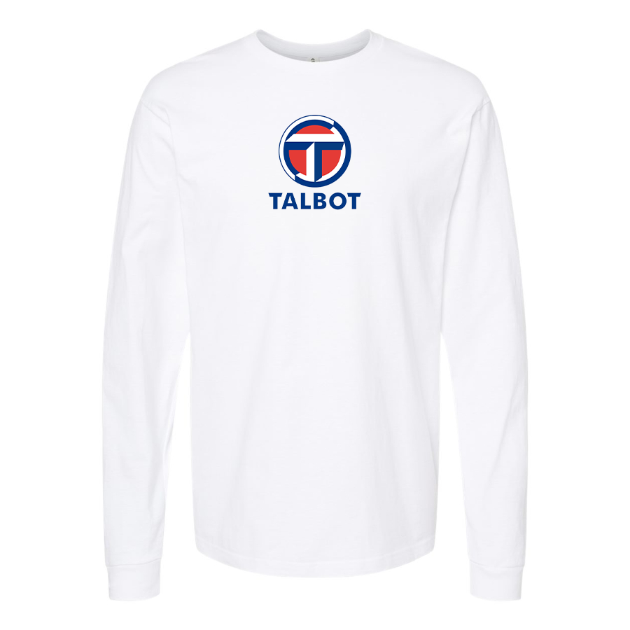 Men's Talbot Logo Cotton Long Sleeve T-Shirt