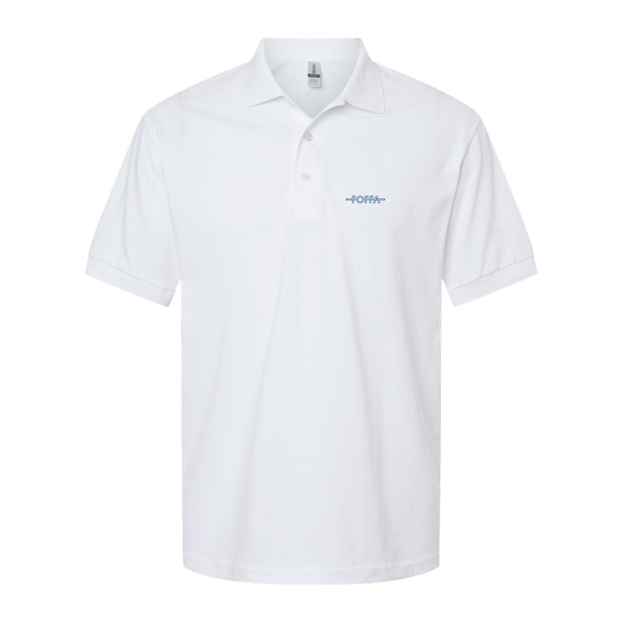 Men's Foffa Blue Logo Dry Blend Polo