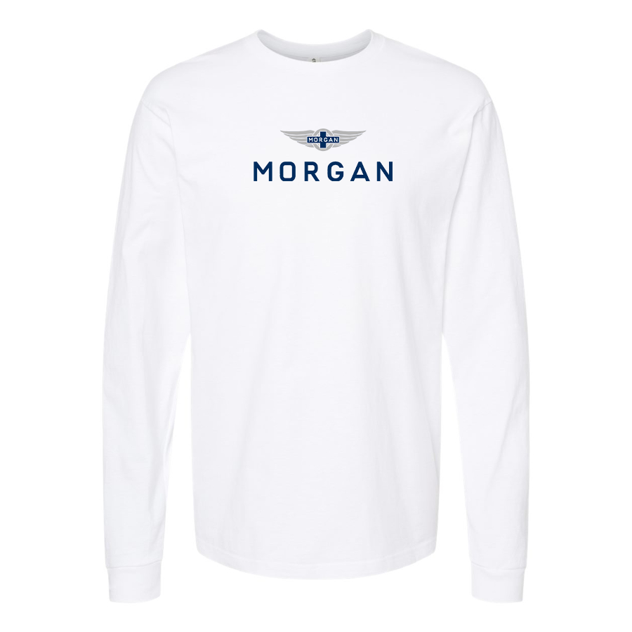 Men's Morgan Logo Cotton Long Sleeve T-Shirt