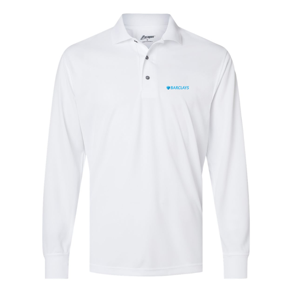 Men's  Barclays  Paragon Prescott Long Sleeve Polo