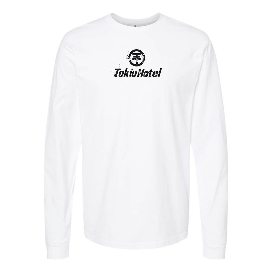 Men's Tokio Hotel Full Logo Cotton Long Sleeve T-Shirt