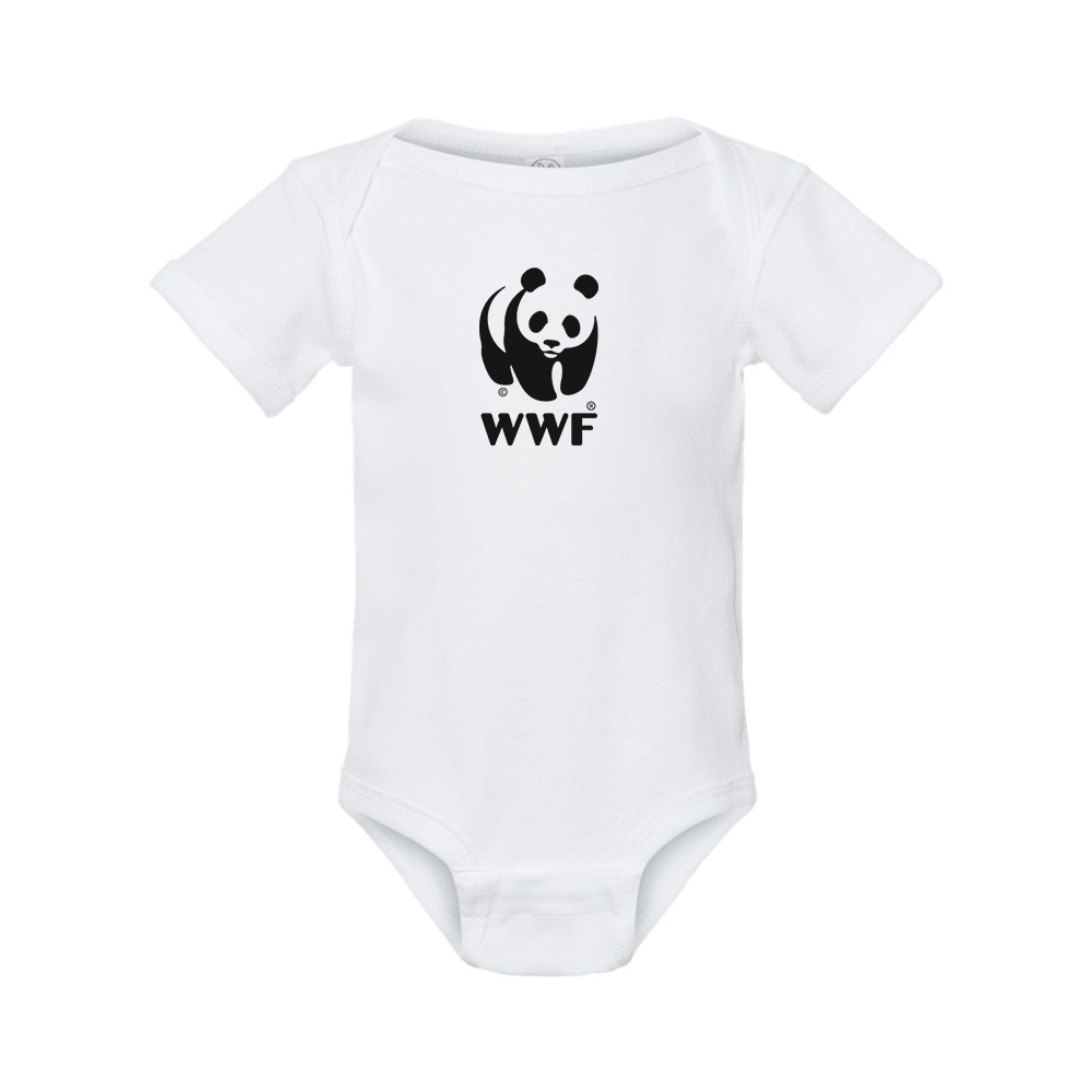 WWF  Rabbit Skins Infant Baby Rib Bodysuit