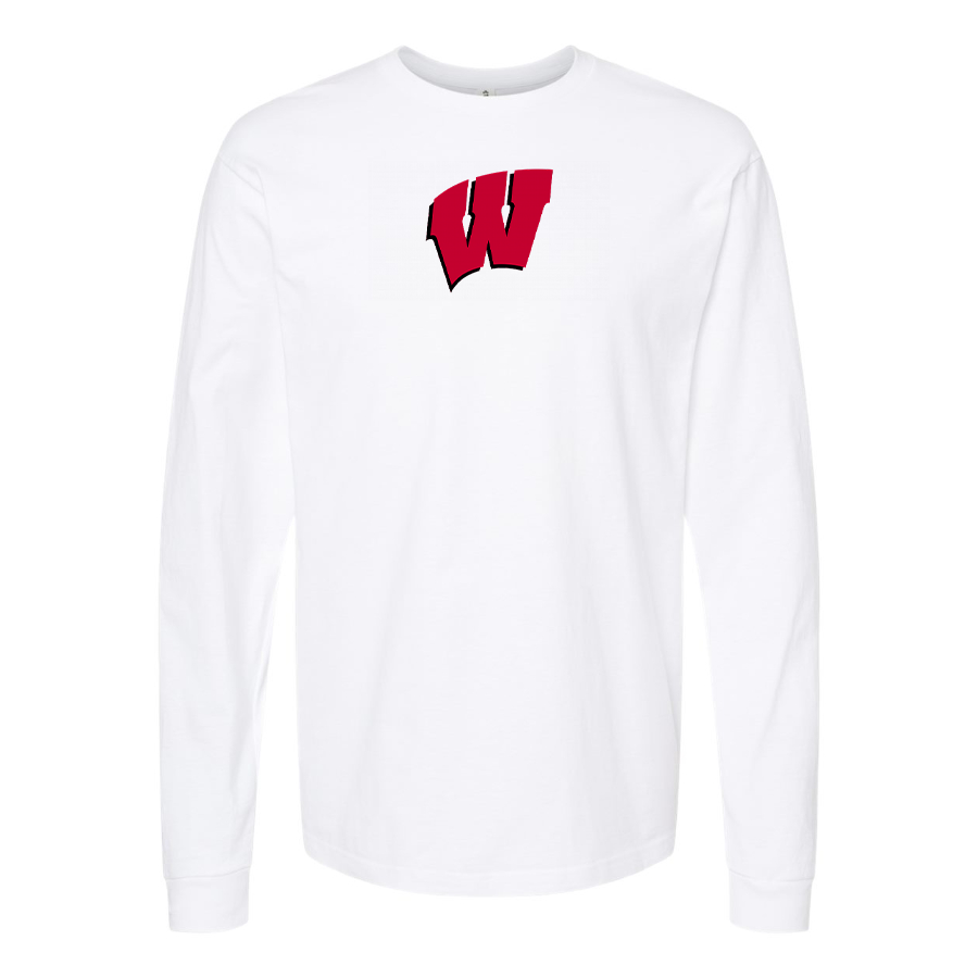 Youth Wisconsin Badgers Logo Long sleeves