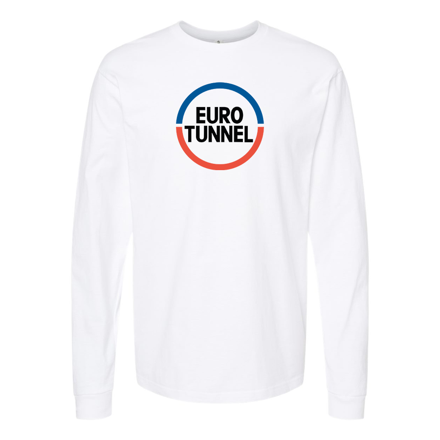 Men's   Eurotunnel   Logo Cotton Long Sleeve T-Shirt