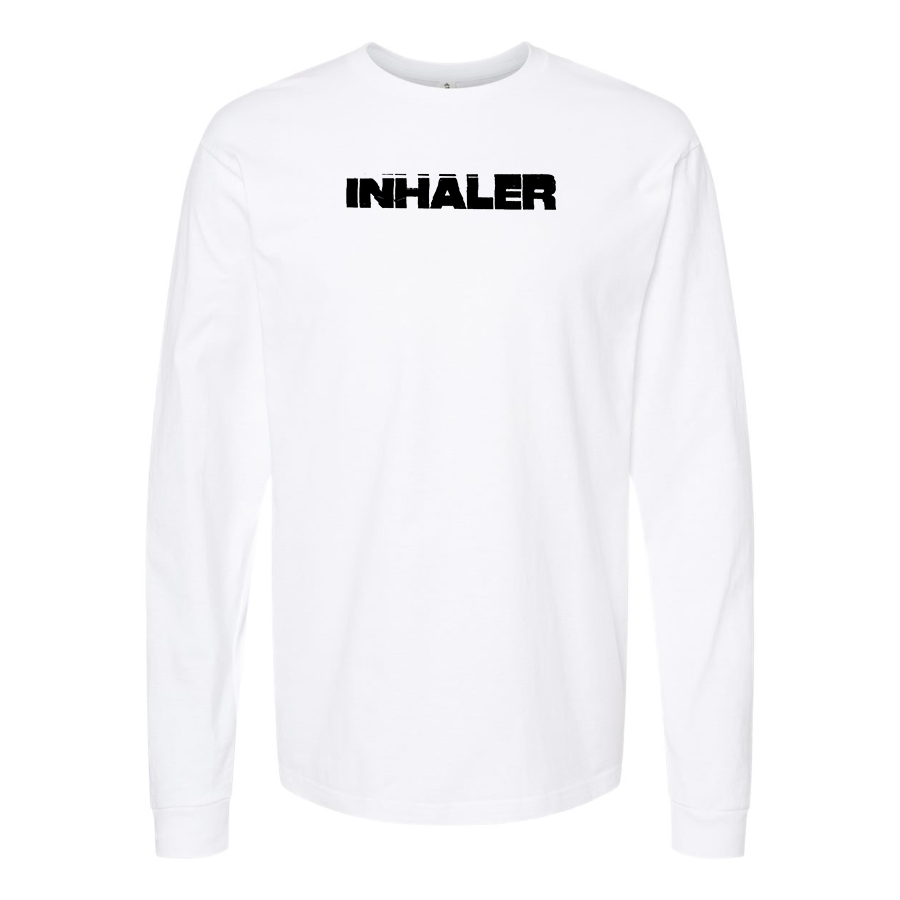 Men's Inhaler  Logo  Cotton Long Sleeve T-Shirt