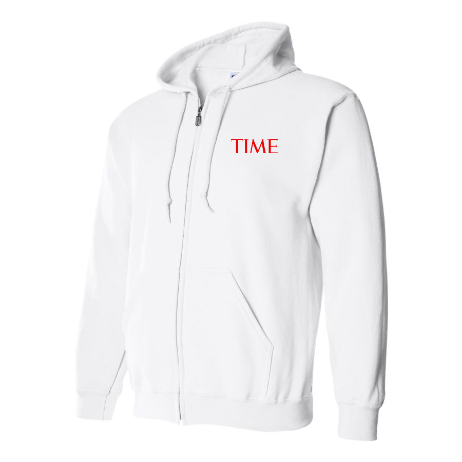 Men's Time Logo Zipper Hoodie