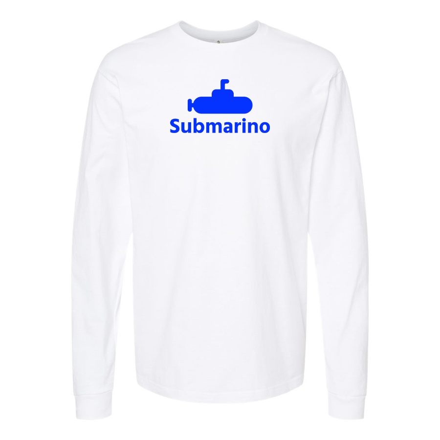 Men's Submarino Logo Cotton Long Sleeve T-Shirt