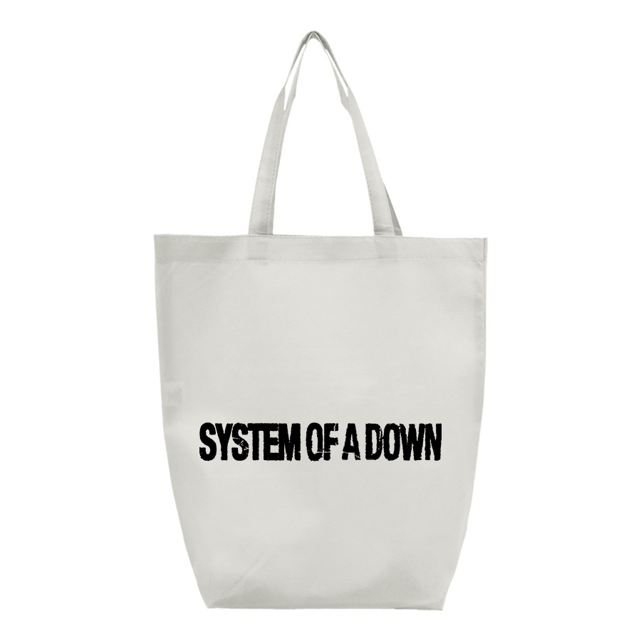 System Of A Down  Q-Tees Non-Woven Gusset Bottom Tote