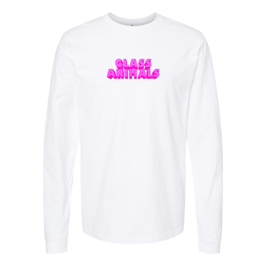 Men's Glass Animals Logo Cotton Long Sleeve T-Shirt