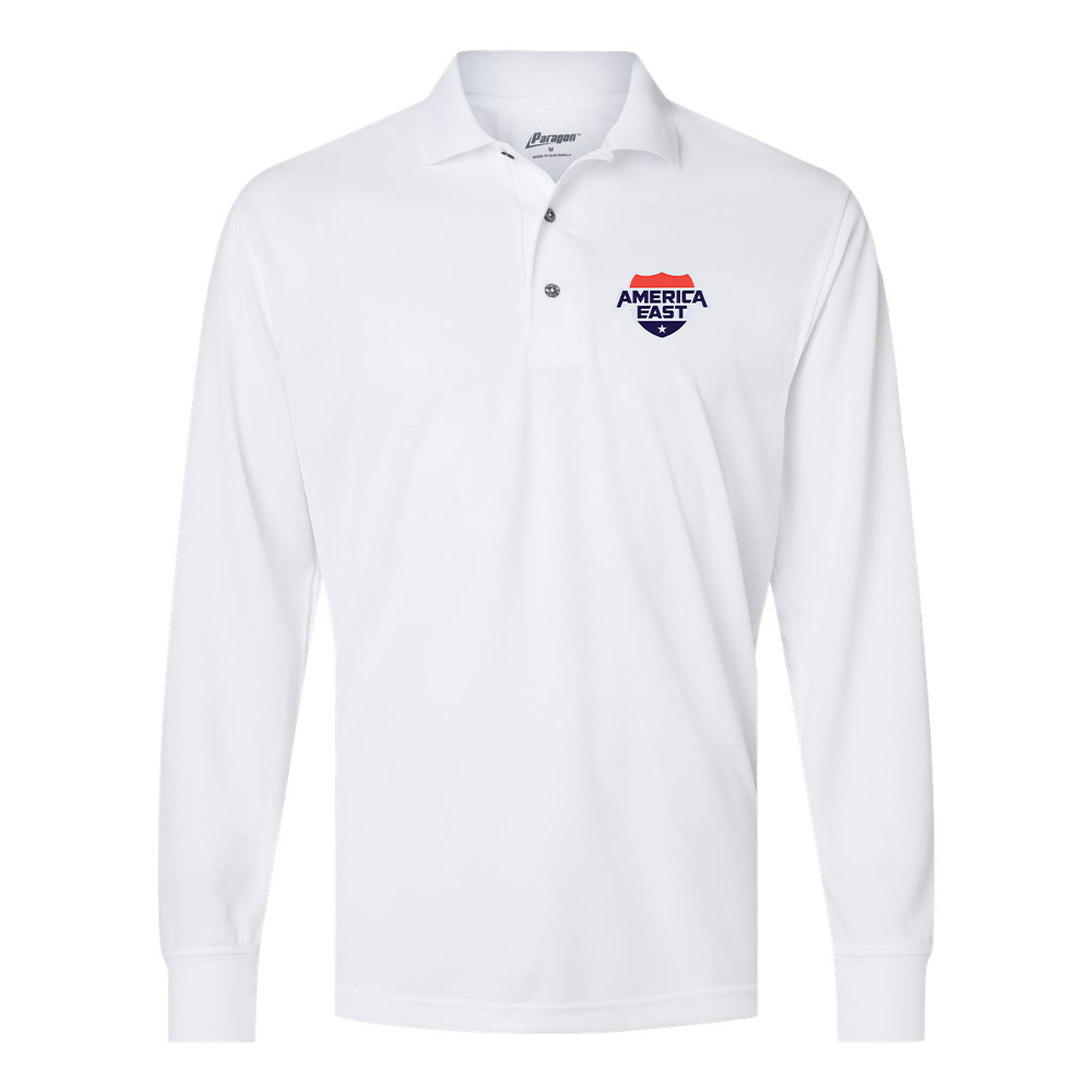 Men's America East Conference Paragon Prescott Long Sleeve Polo