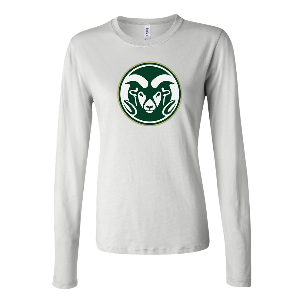 BELLA CANVAS  Colorado State Rams Jersey Long Sleeve Tee