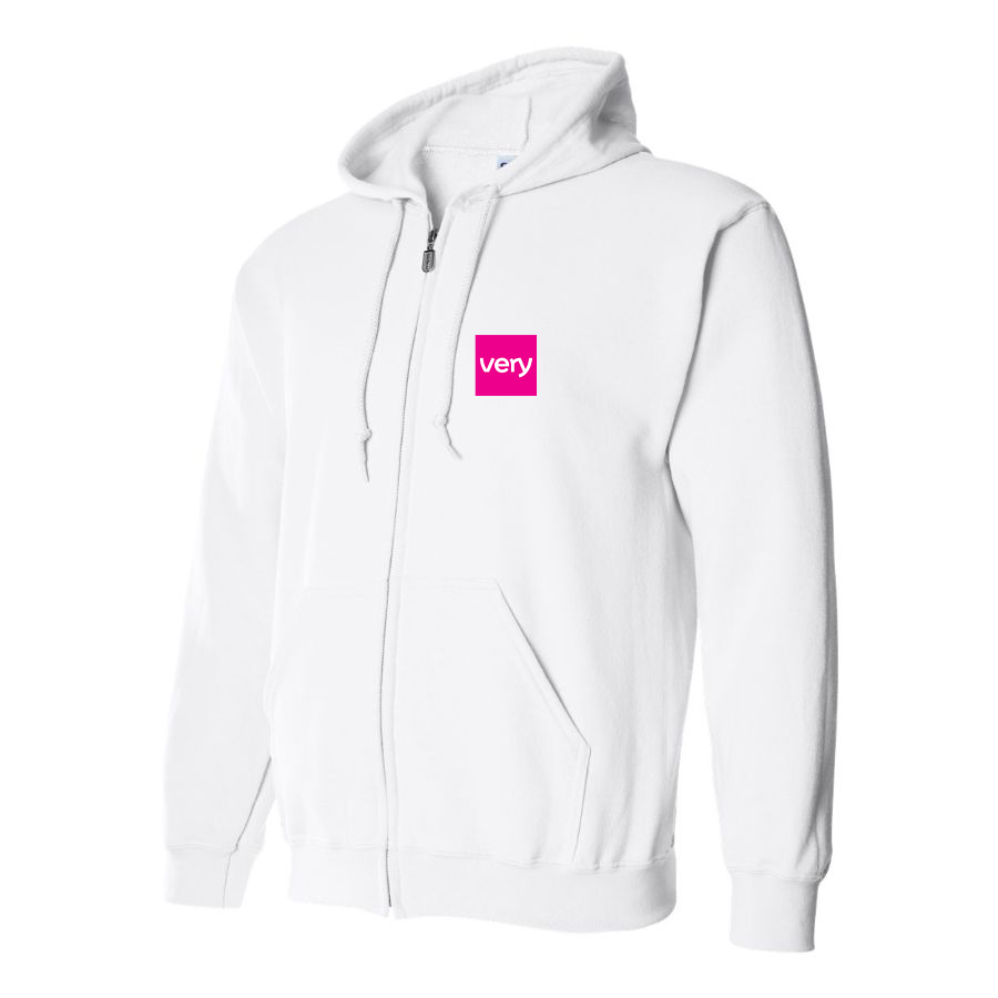 Men's Very Logo Zipper Hoodie