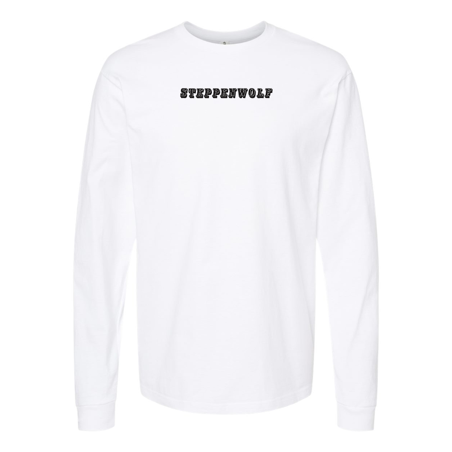 Men's   Steppenwolf Logo Cotton Long Sleeve T-Shirt