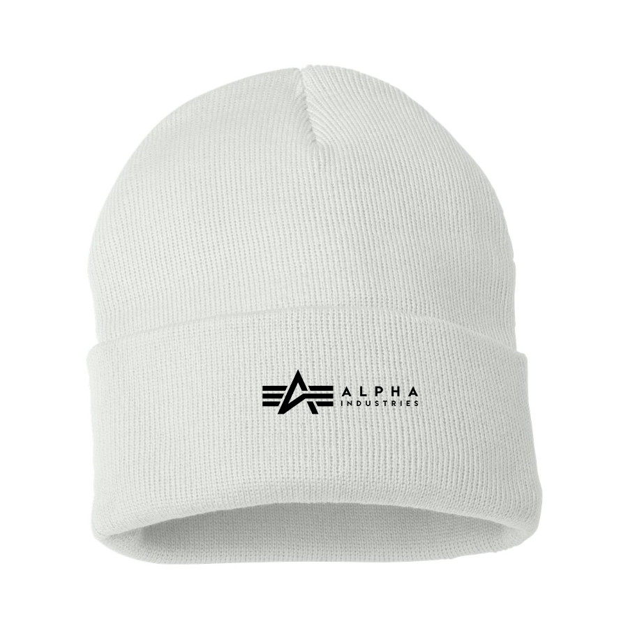 Alpha Industries Logo Beanie Hat
