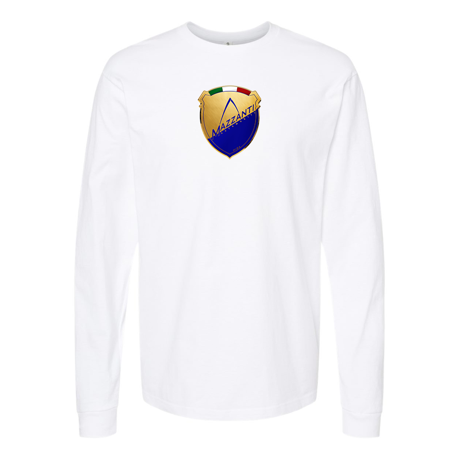 Men's Mazzanti Automobili Logo Cotton Long Sleeve T-Shirt