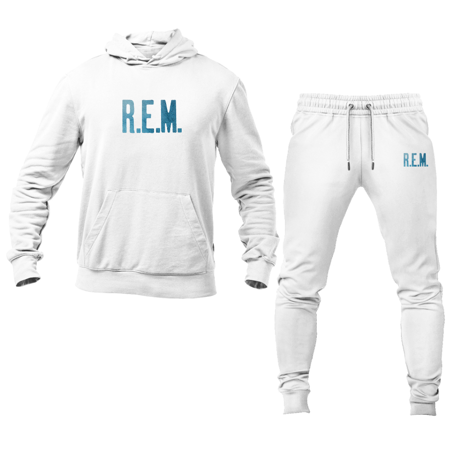 Men's  R.E.M. Blue Hoodie Joggers Set