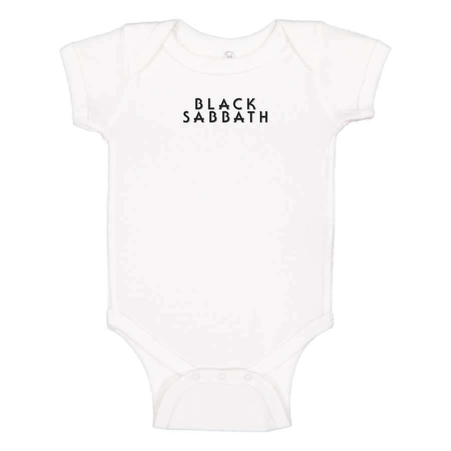 Black Sabbath Logo Baby Onesie Romper