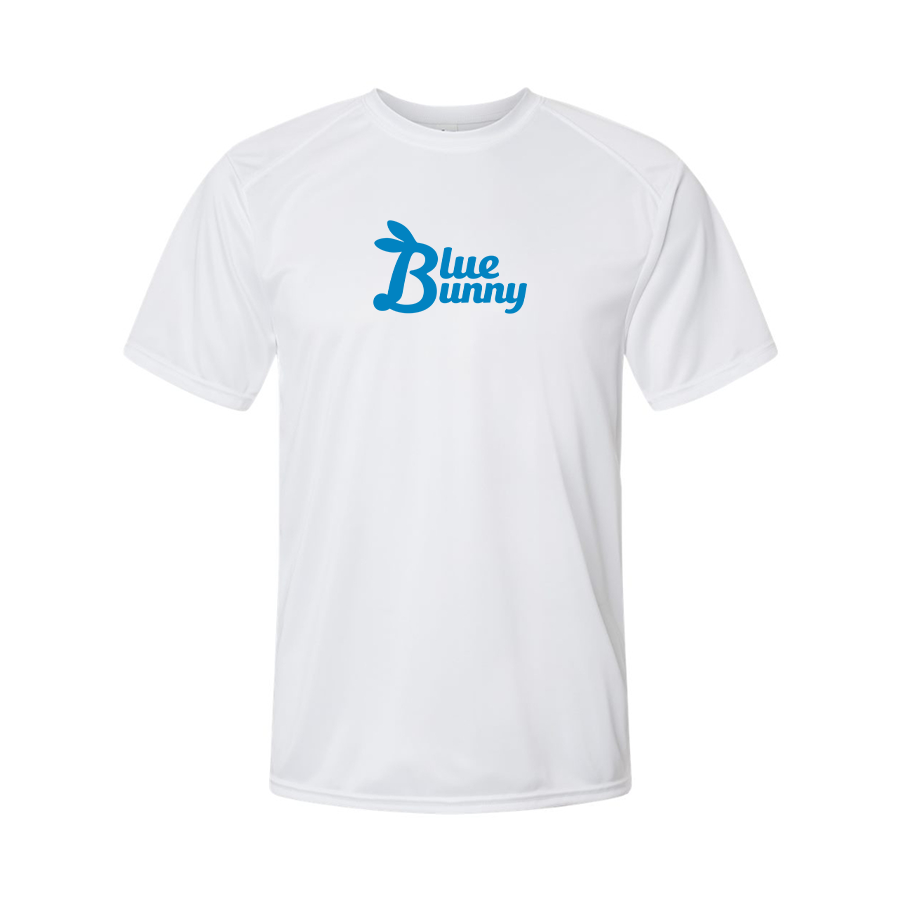 Men's Blue Bunny Logo Performance T-Shirt