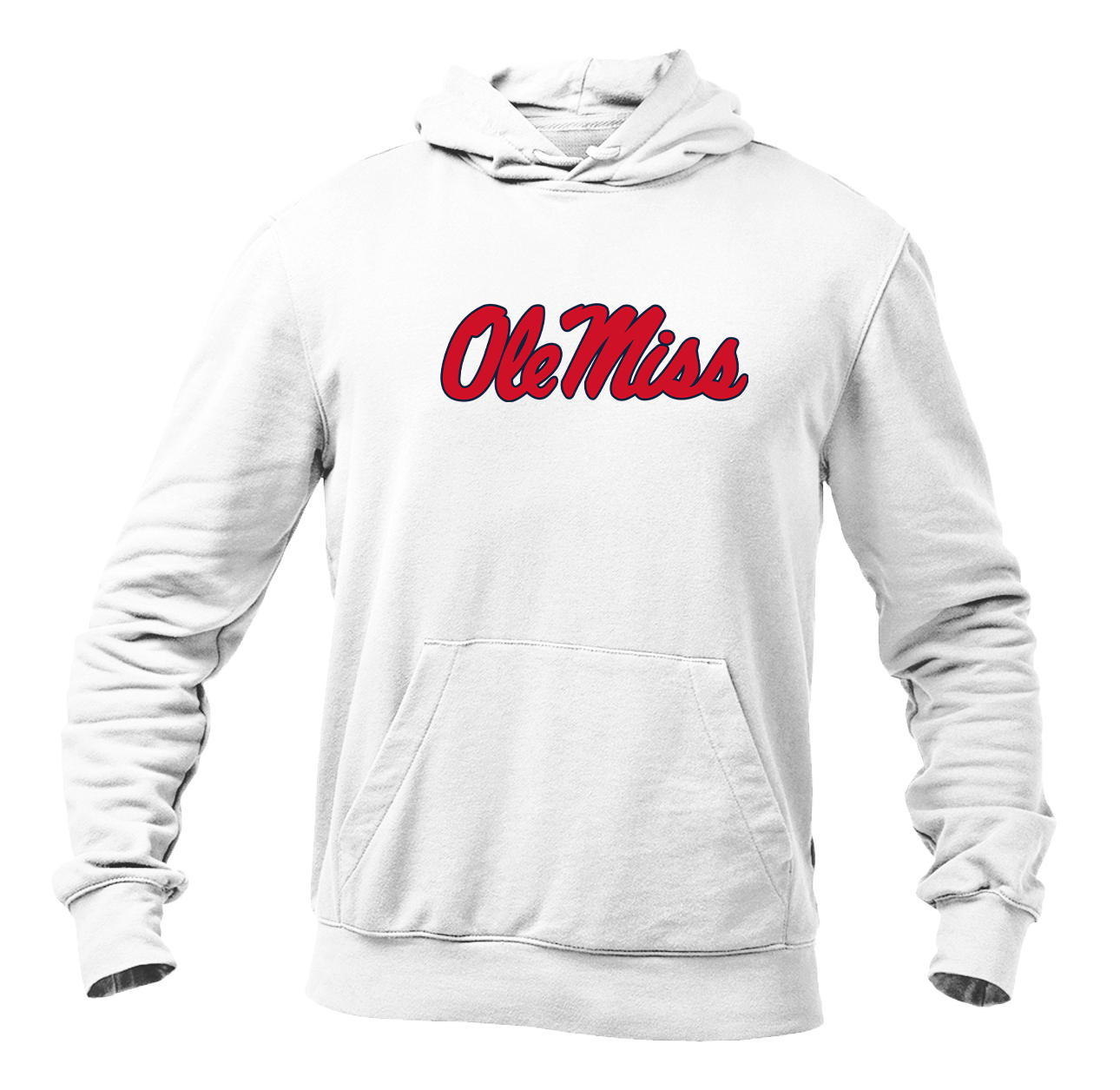 Men's Mississippi Rebels  Logo Pullover Hoodie