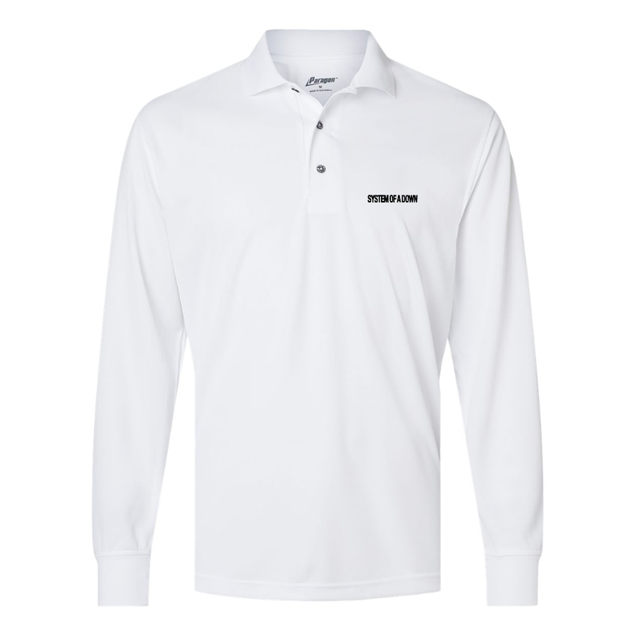 Men's System Of A Down Paragon Prescott Long Sleeve Polo