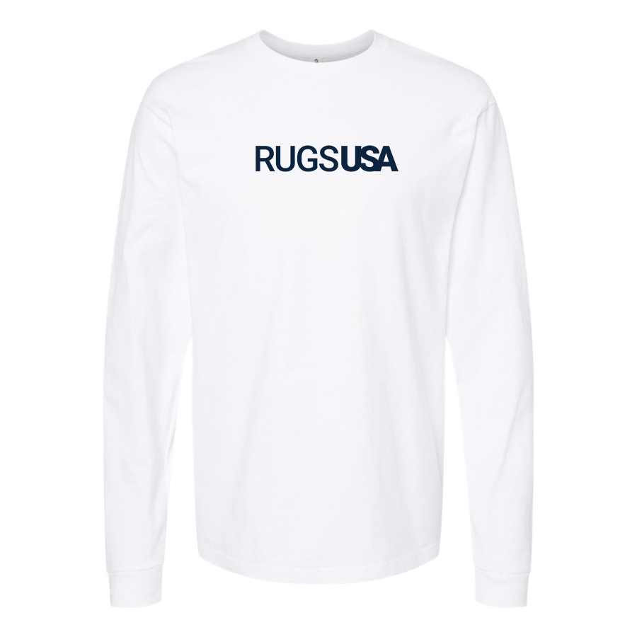 Men's RugsUSA Logo Cotton Long Sleeve T-Shirt