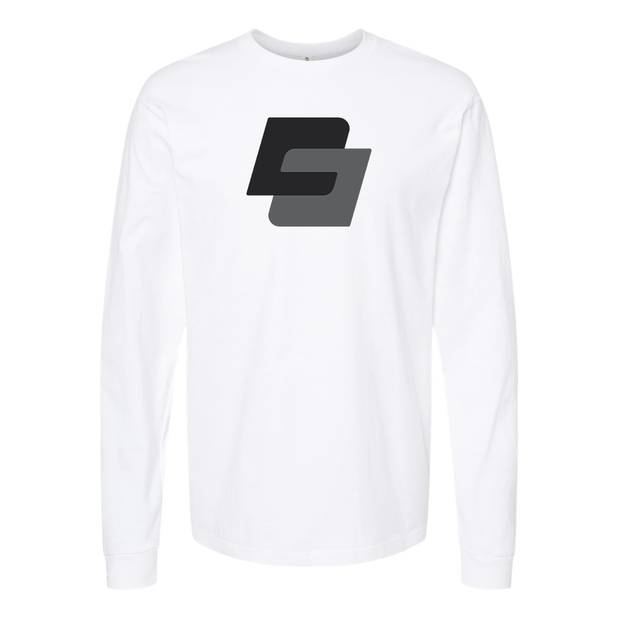 Men's DSD Logo Cotton Long Sleeve T-Shirt