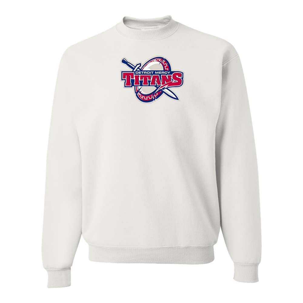 Men's Detroit Titans  JERZEES NuBlend Crewneck Sweatshirt