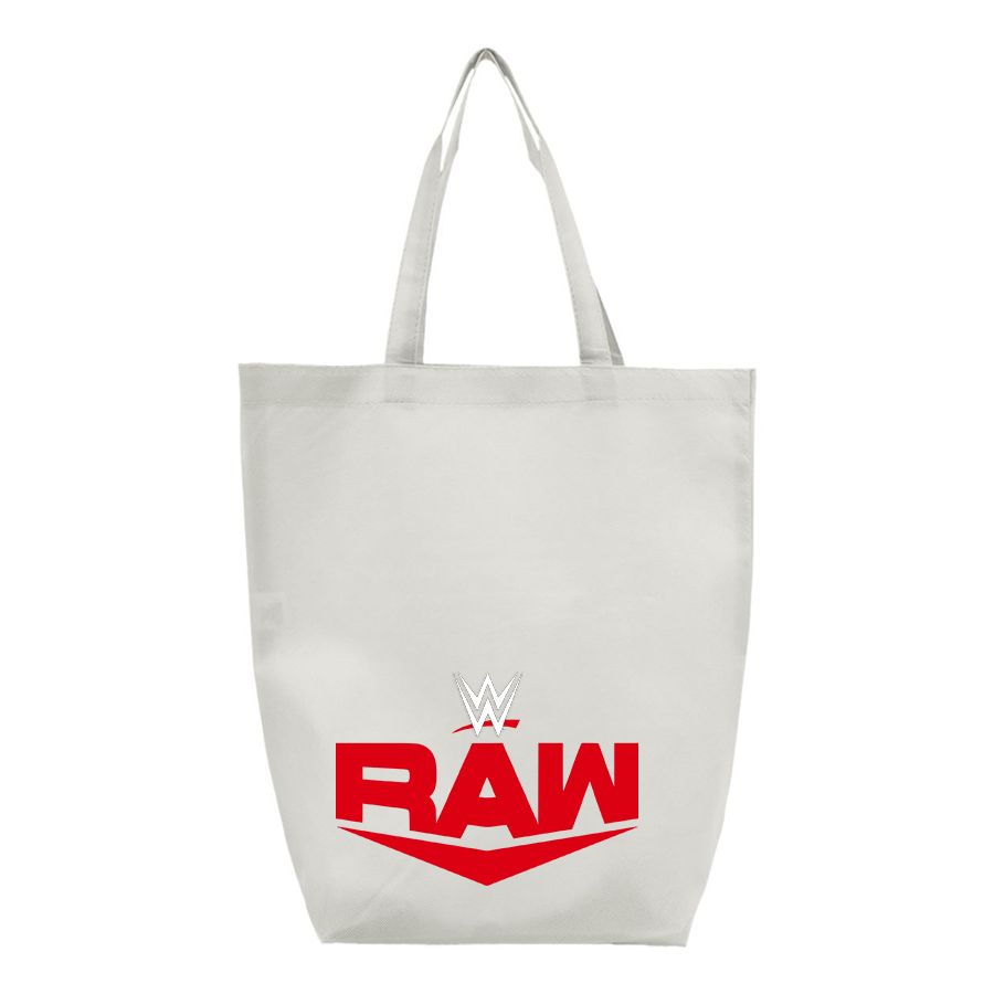 WWE Raw Q-Tees Non-Woven Gusset Bottom Tote