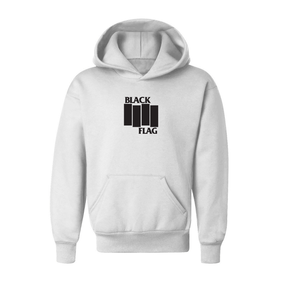 Youth Black Flag Logo Pullover Hoodie