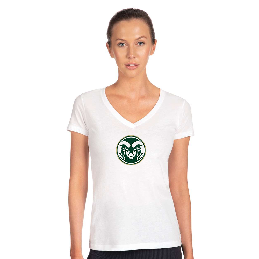 Women's Colorado State Rams Next Level V-Neck T-Shirt