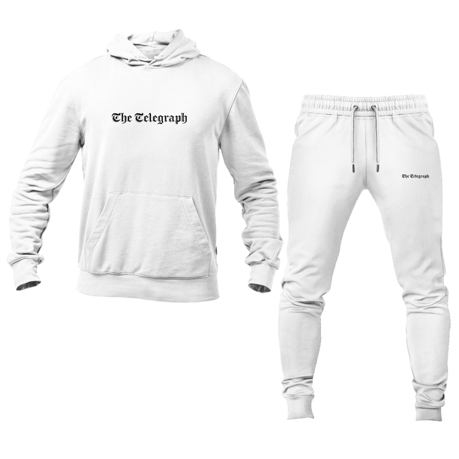 Men's The Telegraph Logo Hoodie Joggers Set